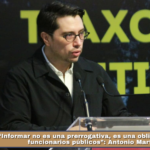 “Informar no es una prerrogativa, es una obligación de los funcionarios públicos”: Antonio Martínez.