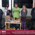 Durante operativo coordinado, detienen SSC y Policía Municipal de Panotla a tres personas.