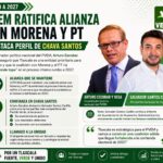 Arturo Escobar respalda perfil de Salvador Santos rumbo al proceso interno.