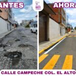 Calle Campeche en El Alto renueva su imagen: Blanca Angulo.