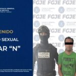 FGJE detiene a un hombre por presunto delito de abuso sexual.