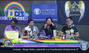 Sergio Salas desafía el tablero de Morena: busca convertirse en el primer coordinador LGBTTTIQA+ de Tlaxcala.