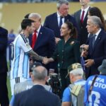Televisión argentina incluye a Sheinbaum en su ‘once titular’ de promotores de la ‘argentinofobia’ en el Mundial 2026.
