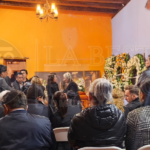 Incontables muestras de solidaridad recibe familia en funeral del exgobernador Alfonso Sánchez Anaya.