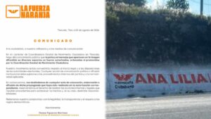 Aparecen bardas con supuesto respaldo de MC a Ana Lilia Rivera; el partido se deslinda.
