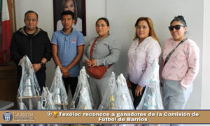 ⚽🏆Texoloc reconoce a ganadores de la Comisión de Fútbol de Barrios