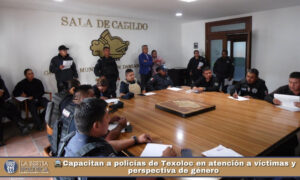🚔Capacitan a policías de Texoloc en atención a víctimas y perspectiva de género