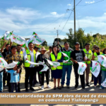 Inician autoridades de SPM obra de red de drenaje sanitario en comunidad Tlaltepango.