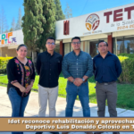 Idet reconoce rehabilitación y aprovechamiento del Deportivo Luis Donaldo Colosio en Tetla.