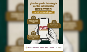 Gobierno Municipal de Huamantla se suma a la campaña nacional de prevención contra la extorsión.