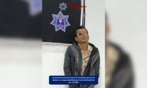 Policía Municipal de Tetla detiene a una persona por probable robo de cable telefónico en San Francisco Atexcatzinco.