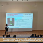 Tetlanohcan fortalece la cultura fiscal con plática informativa sobre la importancia de los impuestos.