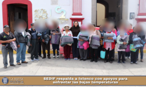 SEDIF respalda a Ixtenco con apoyos para enfrentar las bajas temperaturas.
