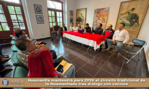 Huamantla mantendrá para 2026 el circuito tradicional de la Huamantlada tras diálogo con vecinos.