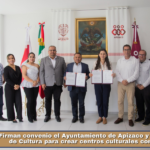Firman convenio el Ayuntamiento de Apizaco y la Secretaría de Cultura para crear centros culturales comunitarios.