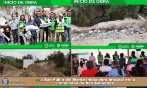 🚧🏘️San Pablo del Monte inicia obra integral en la comunidad de San Sebastián