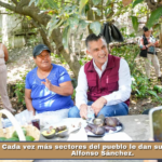 Cada vez más sectores del pueblo le dan su respaldo a Alfonso Sánchez.
