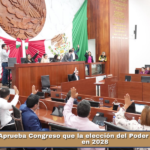 Aprueba Congreso que la elección del Poder Judicial sea en 2028.