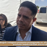 Segob indagará presunta propaganda en oficina pública; promete imparcialidad electoral.
