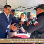 Tetla fortalece su seguridad con mayor profesionalización, capacitación y equipamiento policial.