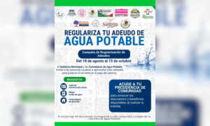 Emprenden en SPM Campaña de Regularización de Adeudos de Agua Potable.