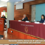 Derecho UATx Inició la 9ª edición de su  curso-taller de oralidad.
