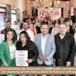 Ayuntamiento de Tlaxcala y AAMTLAX coordinan capacitación en materia archivística para fortalecer entrega-recepción.