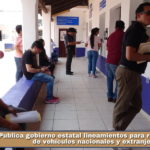 Publica gobierno estatal lineamientos para regularización de vehículos nacionales y extranjeros.