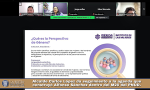 Alcalde Carlos López da seguimiento a la agenda que construyó Alfonso Sánchez dentro del M20 del PNUD.