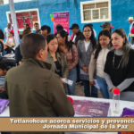 Tetlanohcan acerca servicios y prevención con la Jornada Municipal de la Paz.