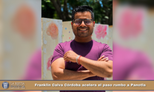 Franklin Calva Córdoba acelera el paso rumbo a Panotla.