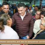 Alfonso escucha, por eso lo apoyamos: vecinos de Apizaco.