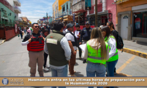 Huamantla entra en las últimas horas de preparación para la Huamantlada 2026.