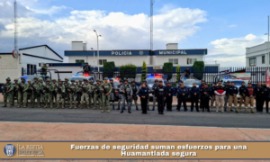 Fuerzas de seguridad suman esfuerzos para una Huamantlada segura.