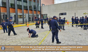 Policía de la Capital fortalece su capacitación para mejorar la atención en territorio.