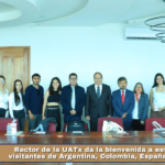 Rector de la UATx da la bienvenida a estudiantes visitantes de Argentina, Colombia, España y México.