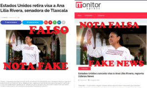 Nota falsa, cancelación de visa a Ana Lilia Rivera; arrecia guerra sucia con interés político.