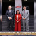 Gobierno estatal y CMIC suman esfuerzos para impulsar más obra en Tlaxcala.
