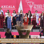 Tlaxcala sede de la sexta edición de las Olimpiadas de Oro, encuentro que reúne a personas mayores de todo el país.