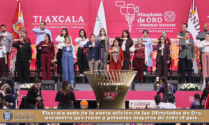 Tlaxcala sede de la sexta edición de las Olimpiadas de Oro, encuentro que reúne a personas mayores de todo el país.
