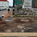 Compromiso cumplido: Ayuntamiento de Tlaxcala atiende y mejora infraestructura urbana en acceso a La Joya.