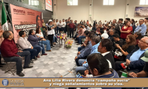 Ana Lilia Rivera denuncia “campaña sucia” y niega señalamientos sobre su visa.