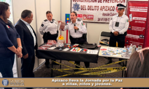 Apizaco lleva la Jornada por la Paz a niñas, niños y jóvenes.
