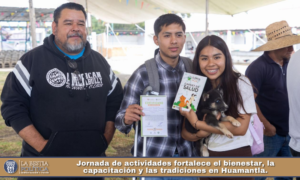 Jornada de actividades fortalece el bienestar, la capacitación y las tradiciones en Huamantla.