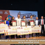 Entrega el Ayuntamiento de Apizaco el Premio Municipal de la Juventud 2026.