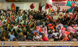 Alfonso Sánchez llega imparable a la recta final, con respaldo ciudadano y liderazgo en las encuestas.