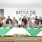 Se integra la capital a la Mesa Interregional de Paz Puebla-Tlaxcala.