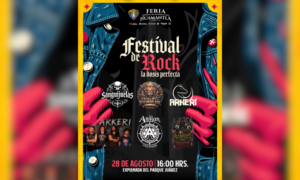 Huamantla vivirá una tarde de rock con el “Festival de Rock: La Dosis Perfecta”.