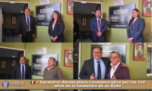 🇲🇽✨Zacatelco devela placa conmemorativa por los 110 años de la fundación de su Ejido