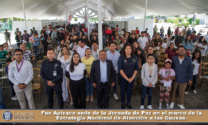 Fue Apizaco sede de la Jornada de Paz en el marco de la Estrategia Nacional de Atención a las Causas.
